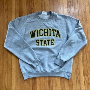 Champion Gray Wichita State Crewneck Sweater